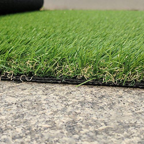 RURALITY Artificial Grass Turf Fake Grass for Patio,Yard and Balcony Decoration (6 Ft X 4 Ft)