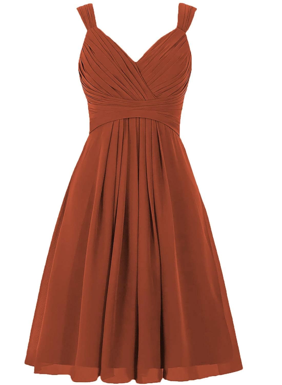 burnt orange plus size dress