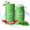 ShineMore Green Tea Clay Stick for Face(2PCS): Blackhead Remover Mask With Green Tea Extract Green Clay Mask for Deep Pore Cl