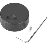 Volume Control Switch Knob Electronic Control Potentiometer Knob 32x13mm Aluminum Alloy Potentiometer Knob for 6 mm Diameter Shaft