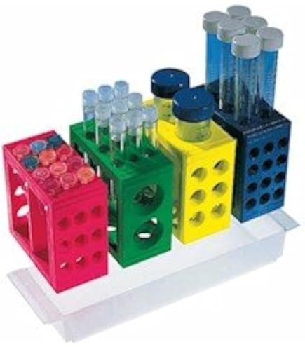 Sample Cylinder Rack 30g Needles For Injection OLYCRAFT 3Pcs Vial Rack Blue Sample Bottles ...