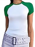 Abardsion Trendy Baby Tees for Women Y2K Shirts