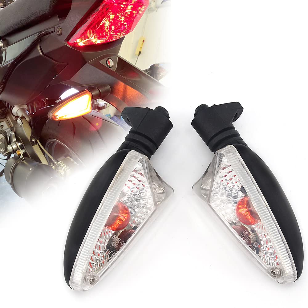 Motorcycle Turn Signals Daytona 675/R 2009-2016 Street Triple 675 2007-2013 White