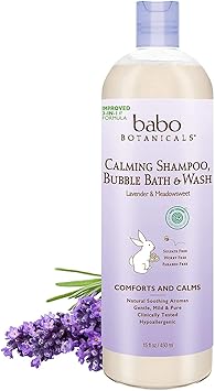 babo botanicals calming shampoo bubble bath