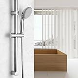 OFFO Shower Riser Rail 62cm Segmented Chrome Adjustable 28-61cm view 7