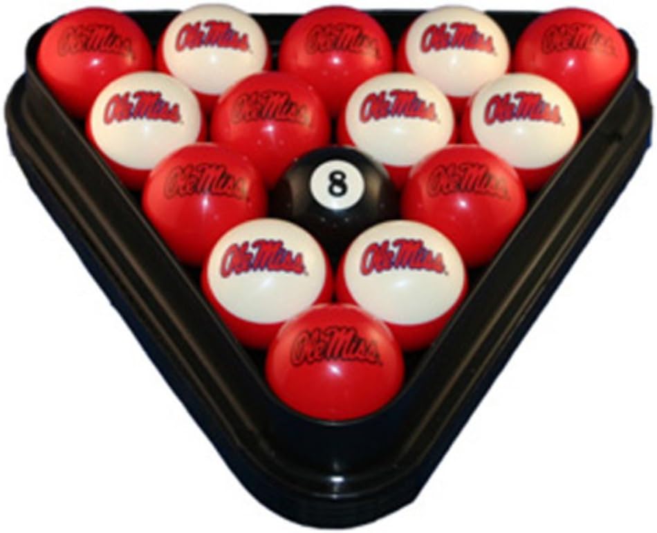 Wave 7 Technologies Corp Wave 7 Collegiate Billiard Ball Set, White, Kobo Resin