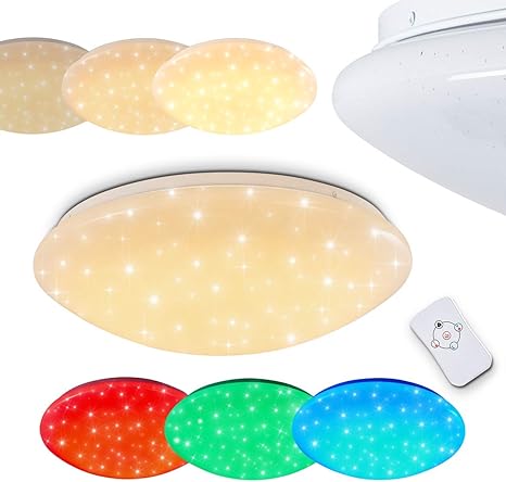 Plafonnier Led Brighton Effet Ciel étoilé à Couleurs