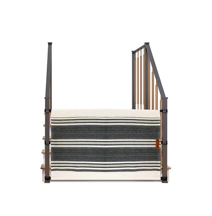 bottom of stairs baby gate no drill