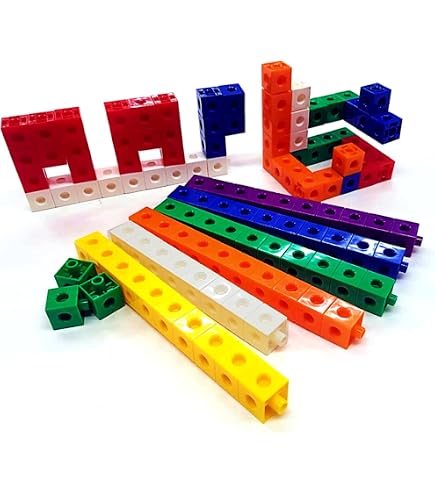 Cubes De Mathématiques – 100 Cubes + 30 Activités + Autocollants – Apprentissage Ludique STEM – Enfants