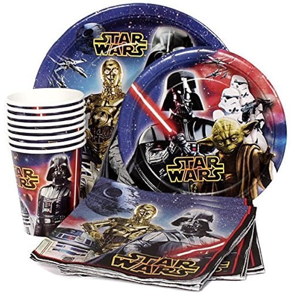 star wars plates and napkins