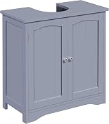 Yaheetech Under Sink Cabinet Freestanding 60x30x60 cm Gray
