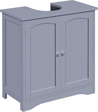 Yaheetech Under Sink Cabinet Freestanding 60x30x60 cm Gray