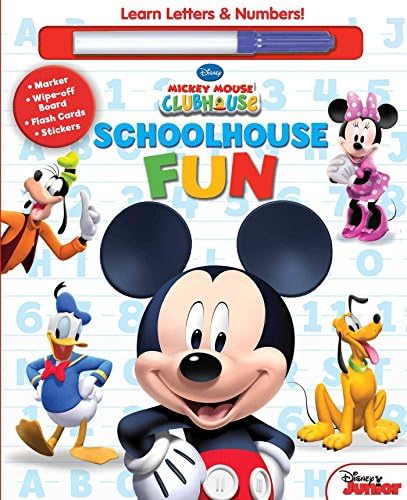 Disney Mickey Mouse Clubhouse: Schoolhouse Fun: A, B, CS & 1, 2, 3s Hardcover โ 21 July 2015