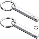 Keyitulo 11th Anniversary Steel Gifts, Anniversary Giifts for Husband Wife | Couple Wedding Anniversary Giift for Women Men, 11 Year I Steel Do 11th Anniversary Keychains, Anniversaro Giifts for Him her