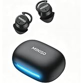 MINISO MS217 Sleep Earbuds, Mini Earbuds with Noise Reduction Bluetooth 6.0 Headphones, AI Translation Earbuds in Real Time Support 165 Languages for Side Sleepers Travel Business