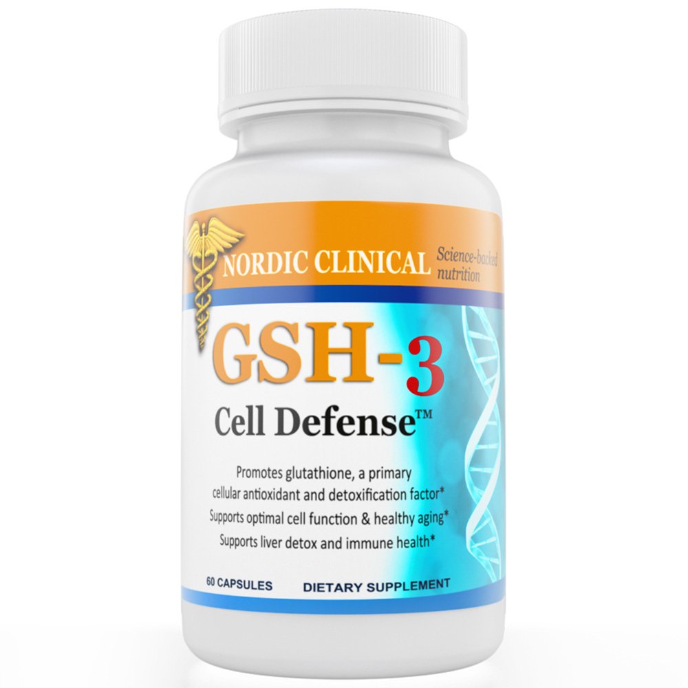 Nordic Clinical’s GSH3 Cell Defense, (60 capsules, 30Day supply