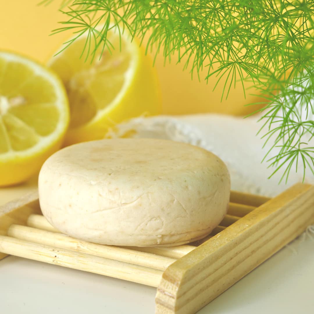 Acala ‘Camellia Kokum & Lemon’ Solid Shampoo Bar 80g | Shampoo Bar Dry Hair or Curly Hair | Conditioning Bars for Hair | pH Balance Shampoo| Zero Waste Beauty