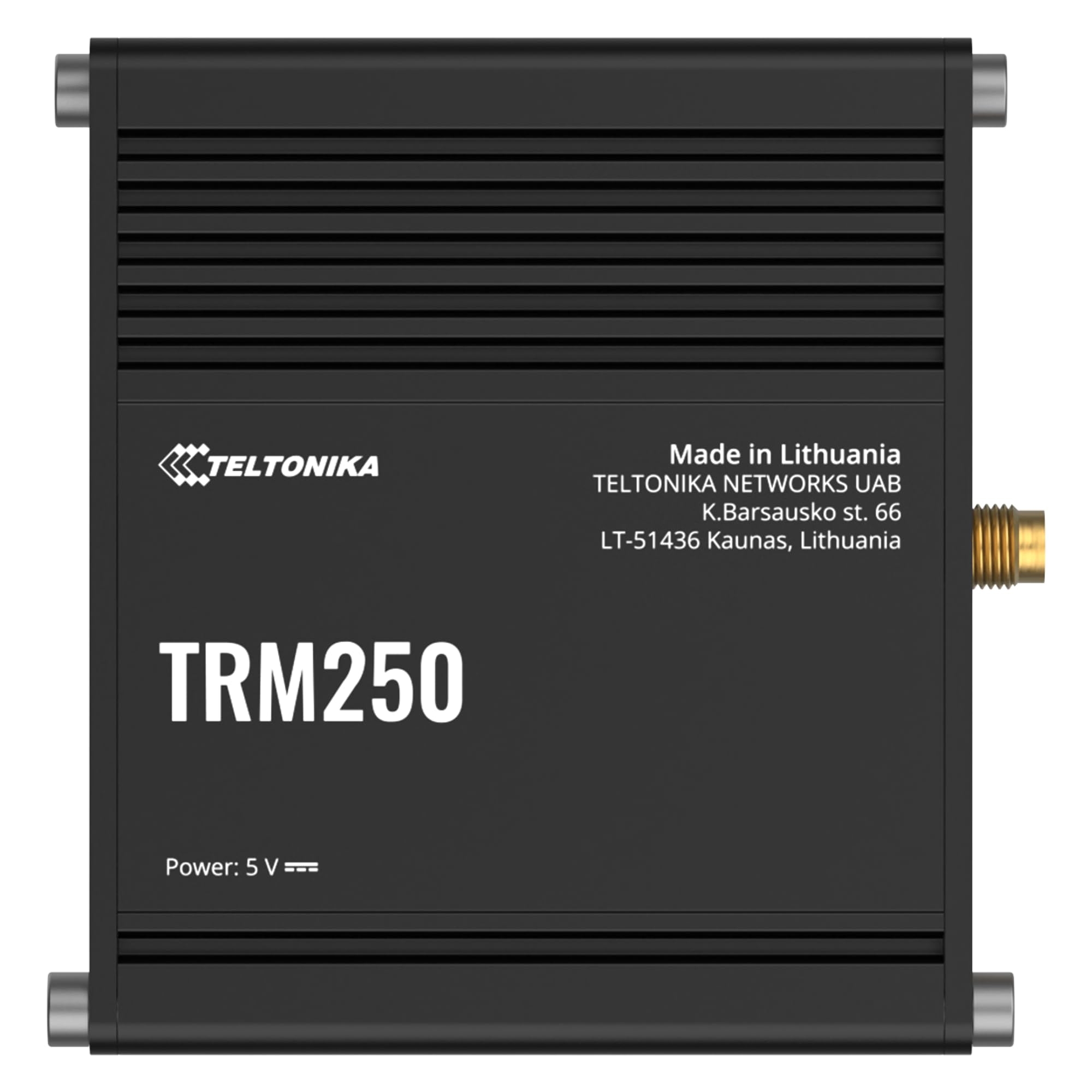 Teltonika TRM250 4G Cat M1 Industrial modem, NB-IoT, 2G, micro USB, compact size & durable design