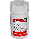 Travel Sickness Chewables 25MG 100 Count per Bottle