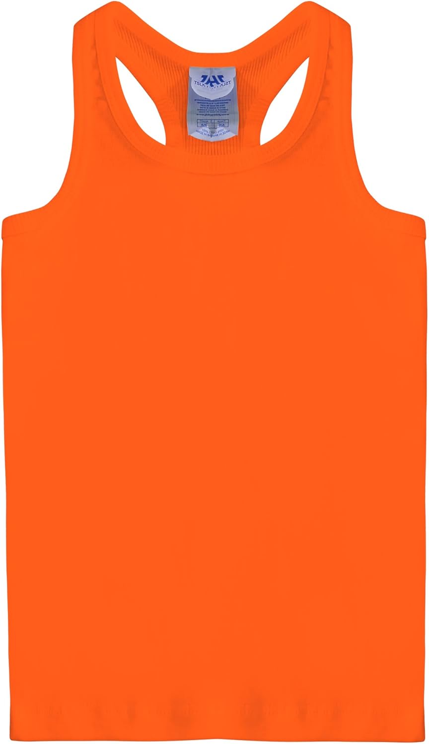 FRESH TEE Girls' Racer Back Tank Top Tunic: Clothing