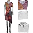 FAZA Halloween Christmas Womens Grils Sally Dress Cosplay Costume