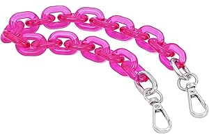 YICHAIN Cute Acrylic Purse Strap Bag Chain Handle Replacement Handbag Crossbody Shoulder Strap Accessory