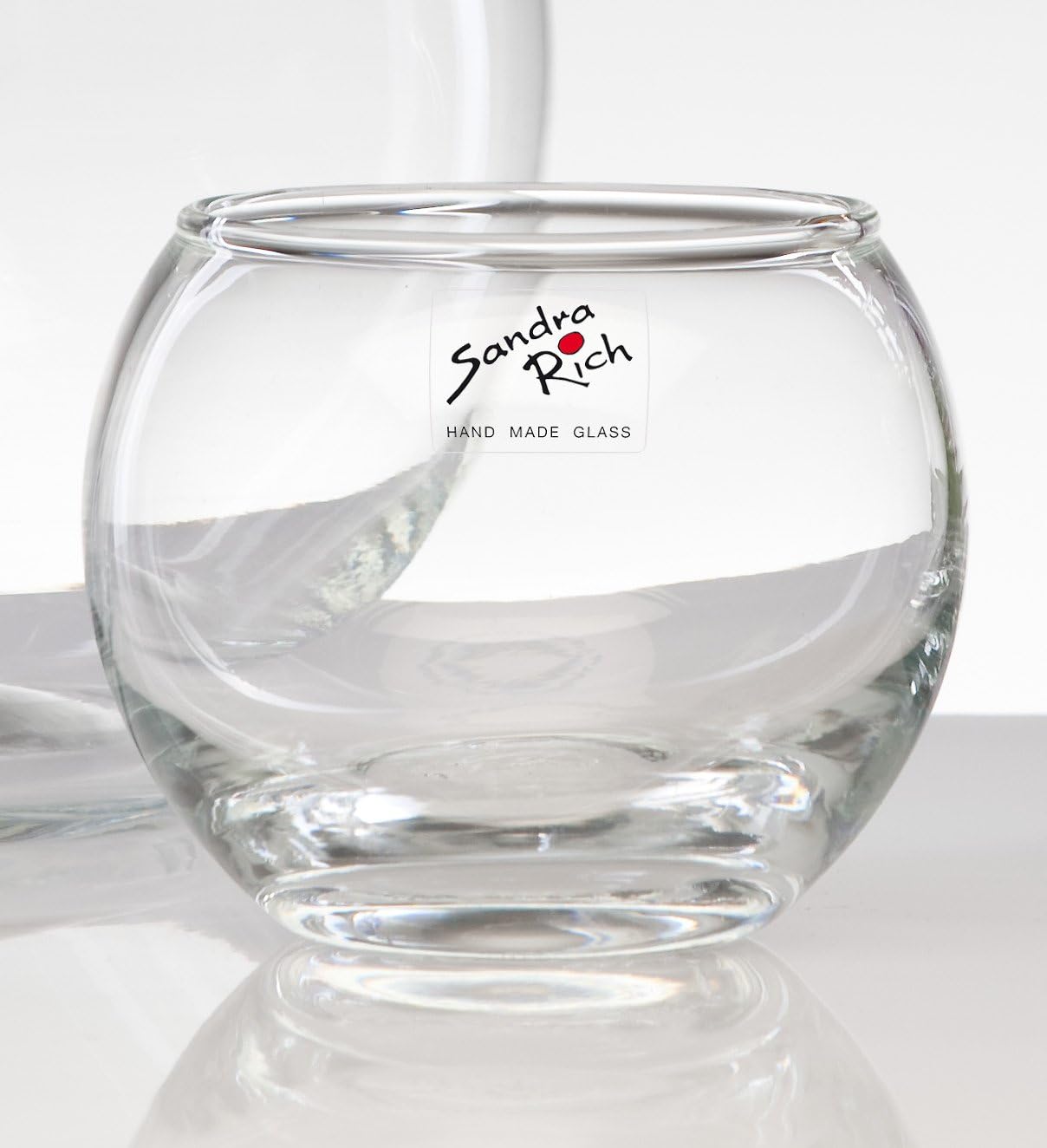 Sandra Rich Glass bowl Fish Bowl round 8 cm Ø 9,5 cm clear