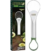 Avocado Slicer,Avocado Pit Remover Cutter/Peeler,Well Made Stainless Steel Avocado Slicer and Pitter Tool,Really Cutting Thin Slices,The Best Holiday Gifts