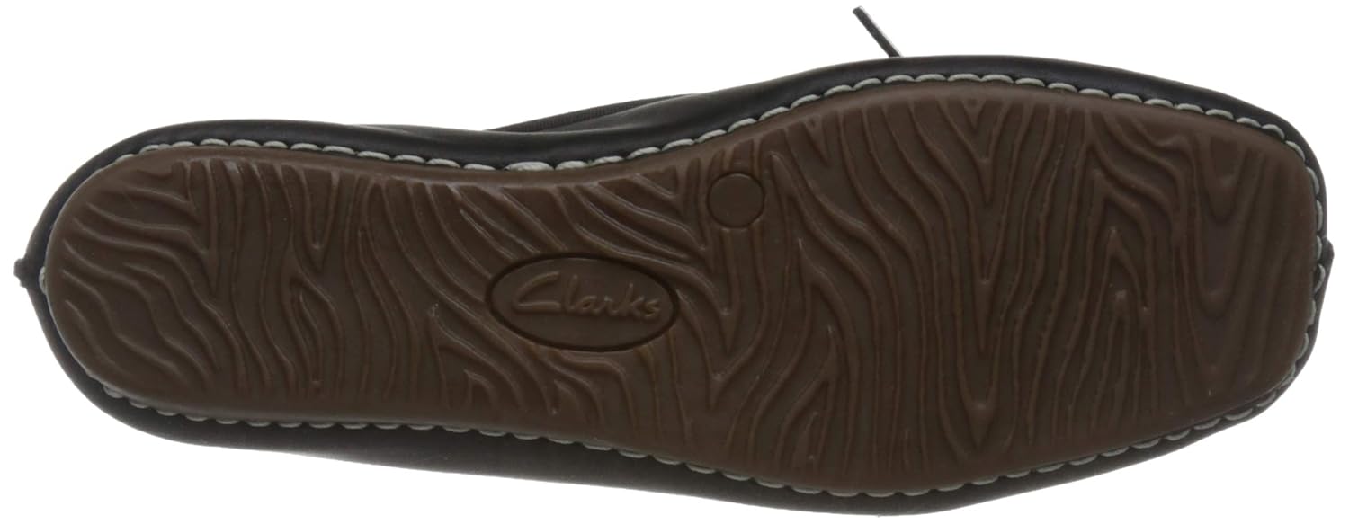 clarks women's freckle ice leather ballet flats