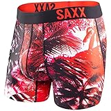 Saxx Mens Fuse Boxers Underwear Large Infrared Palm
