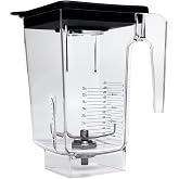 72 oz Blender Replacement Jar Compatible with Blendtec Blenders, BPA-Free Container with Lid and Stainless Steel Blade Assembly, Ideal for Home Kitchens, Smoothies, Caf&eacute;s and Commercial Use