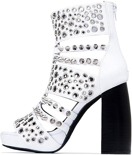 black strappy heels size 11