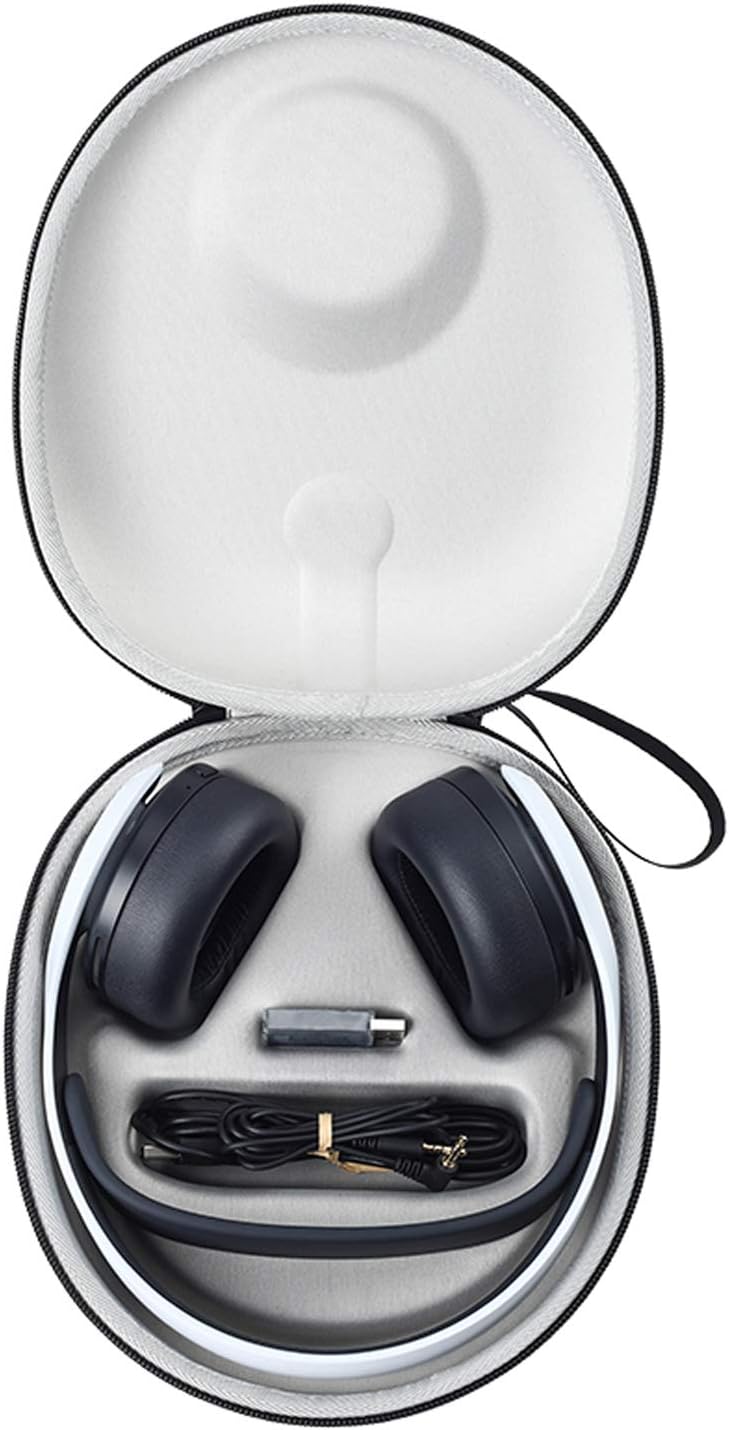 Headphone Carrying Case for PlayStation 5 PULSE 3D Wireless Headset, PlayStation 5 PULSE 3D Headphone Accessories Waterproof Portable Hard Shell Storage Box