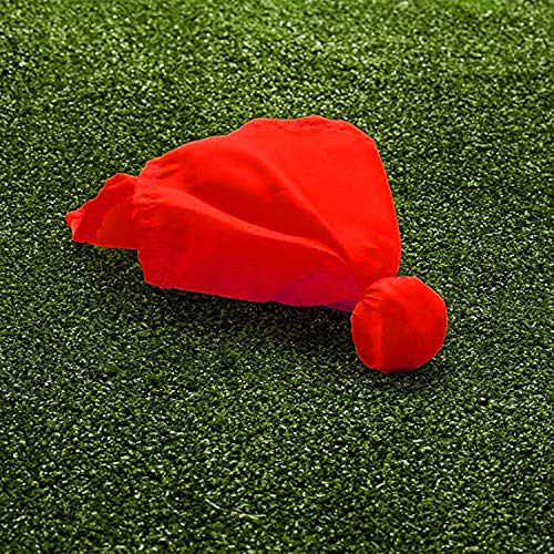 Alpurple 10 Packs Football Penalty &Challenge Flag-Football Referee Flag Tossing Flags Sports Fan Set for Party Accessory (Red) - Thumbnail 2