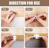 URAQT Cable Clip Organizer Set 5 Pcs Mini Self Adhesive Wire Management for Desk view 4