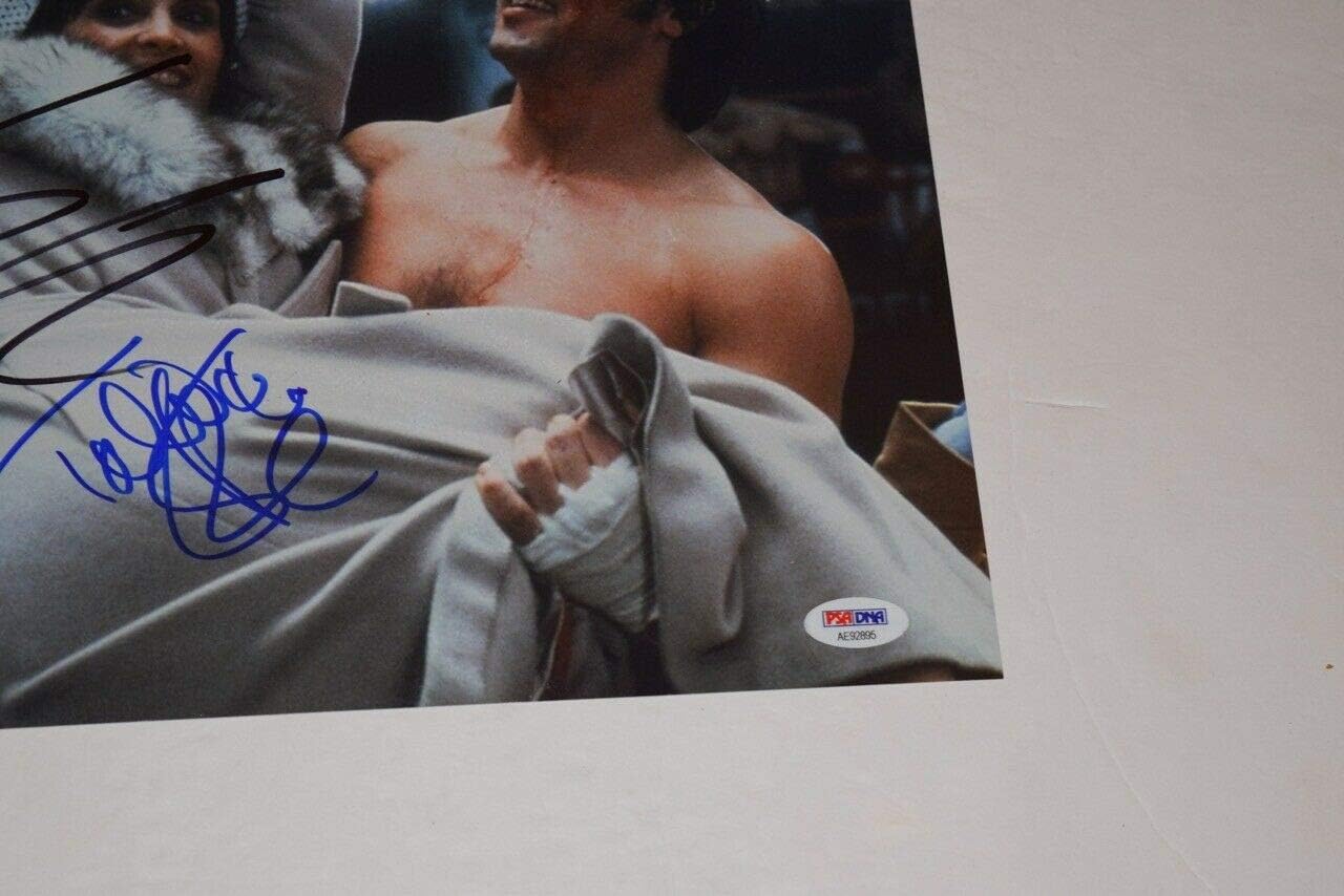 sylvester stallone talia shire signed