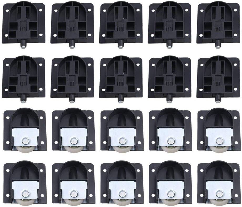 10 amortiguadores de plástico ABS para armario, puerta de armario, 5,2