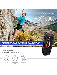 treblab FX100 altavoz bluetooth altavoces inalámbricos   Resistente al agua, polvo, Shockproof. Mejor al aire última intervensión w 7000 mAh PowerBank, Loudest HD W Deep Bass, Loud altavoz de sonido de audio portátil, 2017