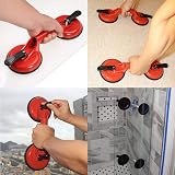 Genubi Industry Suction Cups Lifter Heavy Duty Aluminum Vacuum Handles Plate view 5