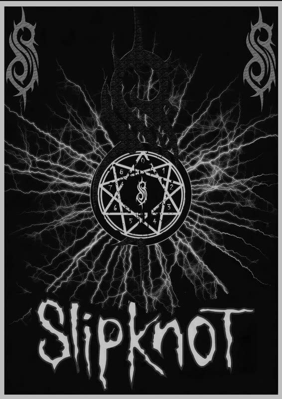 slipknot Retro Vintage Rock Concert Gig Poster Wall Art A3
