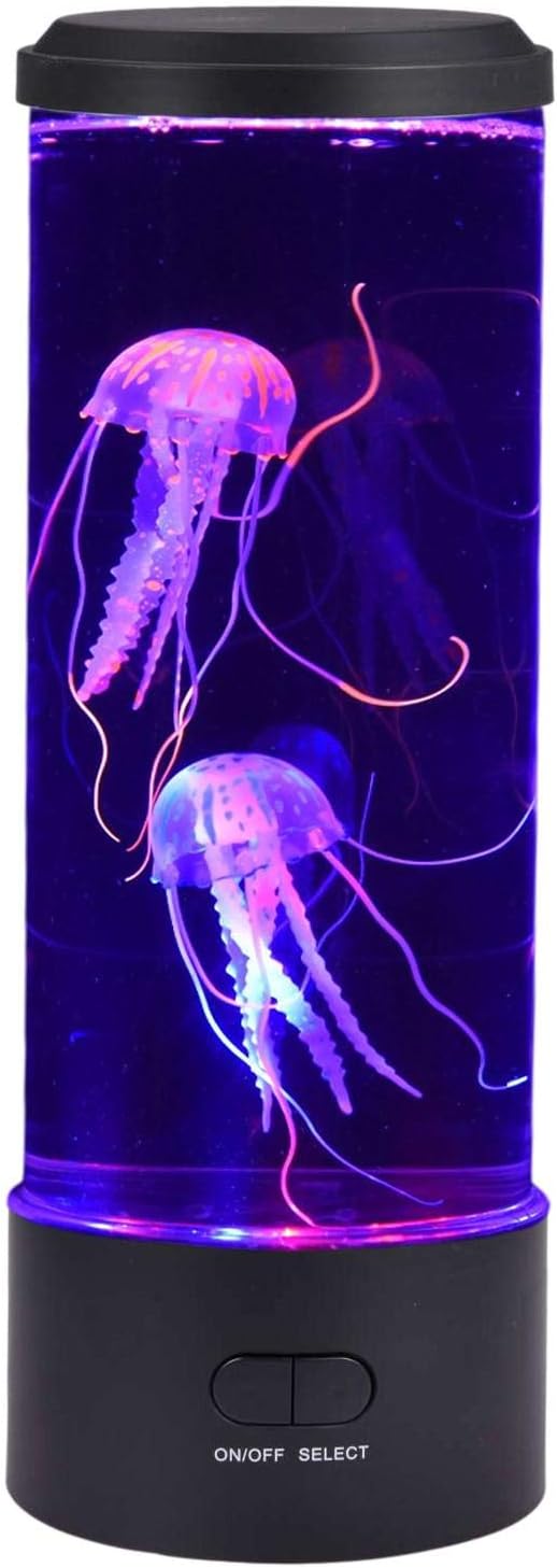 AONESY Lampe Méduse à Lave Changeante | 17 Couleurs LED Avec Télécommande | Décoration Ambiance