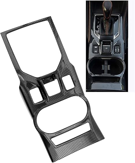 Amazon Wovte スバル Xv Gt インプレッサ スポーツ G4 カーボン調とシルバー調 シフトパネル センター パネル カバ ー コンソール シフト スイッチ 内装 インテリアパネル カスタム パーツ Subaru車用 カーボン調 インテリアパネル 車 バイク