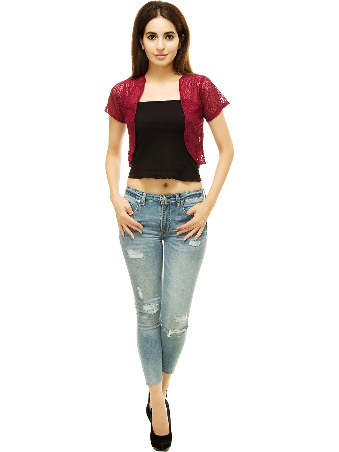 adyuth women poly cotton shrug