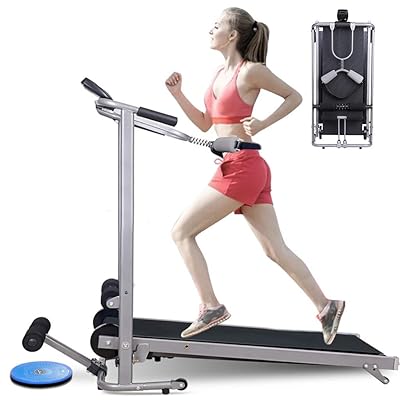 Portable Folding Manual Treadmill with Shock Kuwait Ubuy