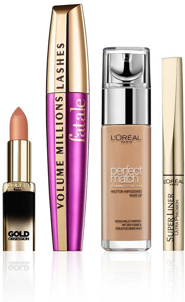 L'Oreal Paris MakeUpSet Color Riche Gold Obsession Beige Gold Look