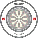 Winmau Pro Line 1.0 Dart Board Surround Ring Grey White Durable Backboard view 7