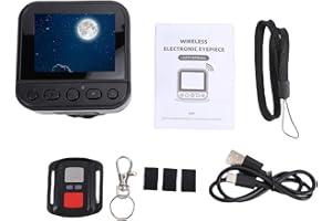 Wisoqu WiFi Electronic Eyepiece, 8MP Sensor Digital Telescope Camera, 2.8 Inch HD Screen, Phone View, Up to 512GB, with Remot