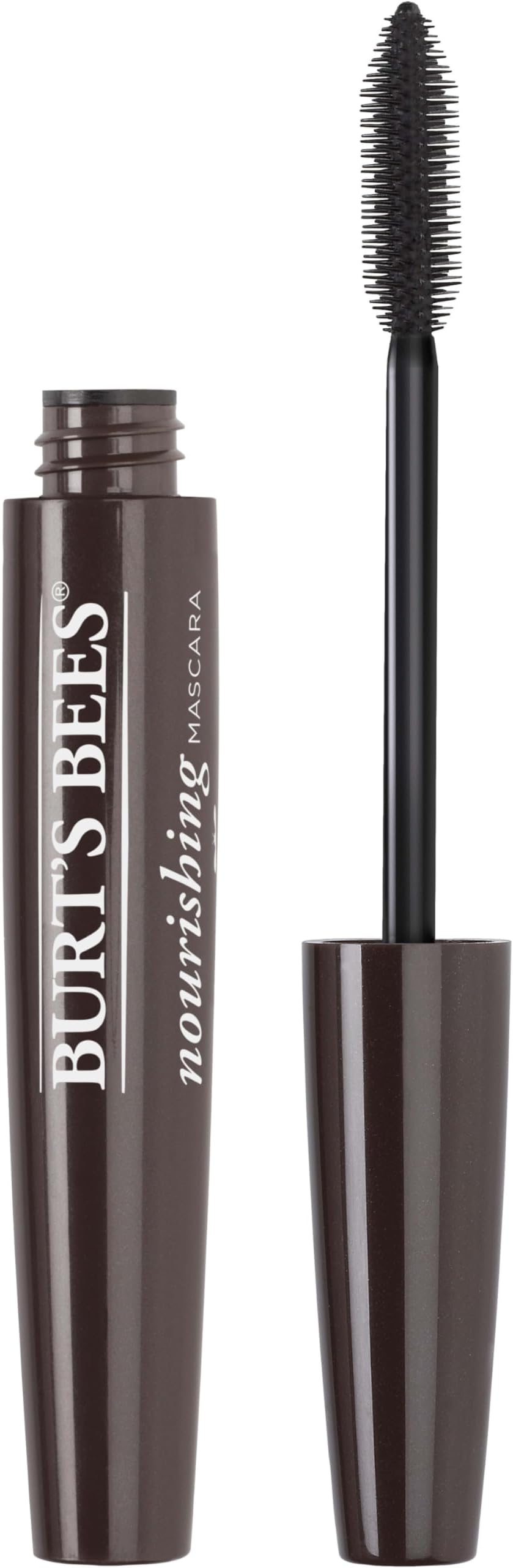 Burt's Bees Nourishing Mascara Black Brown 11.5g Lengthens Defines Lashes