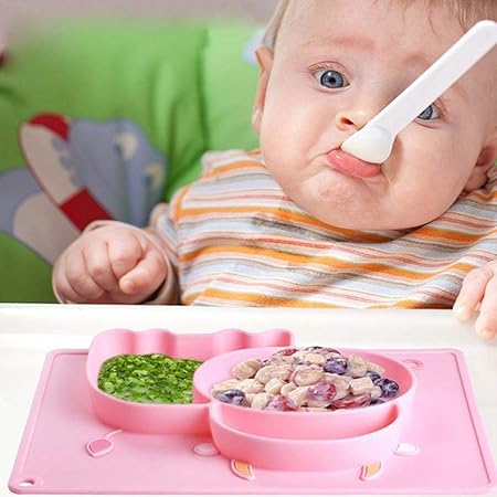 Assiettes Et Bol Integres Assiettes Antiderapantes Avec Ventouse Approuve Au Micro Ondes Et Au Congelateur Hamkaw Set De Table Portable En Silicone Pour Bebes Assiettes Et Bol Integres Assiettes Antiderapantes Avec Ventouse Approuve Au Micro Ondes Et Au Congelateur Hamkaw Set De Table Portable En Silicone Pour Bebes