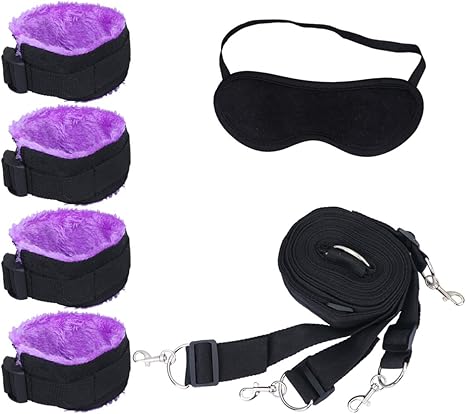 Amazon Amosfun いちゃつく手錠アンクレットセットセクシーな革手錠ベッドバインディンググッズボンデージプレイ恋人のカップルのための浮気おもちゃ 置物 オブジェ オンライン通販
